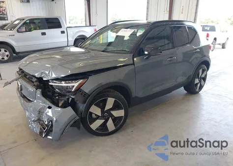 2023 Volvo Xc40 Recharge Pure Electric Twin Ultimate z USA, uszkodzony, nr VIN YV4ED3UMXP2087183